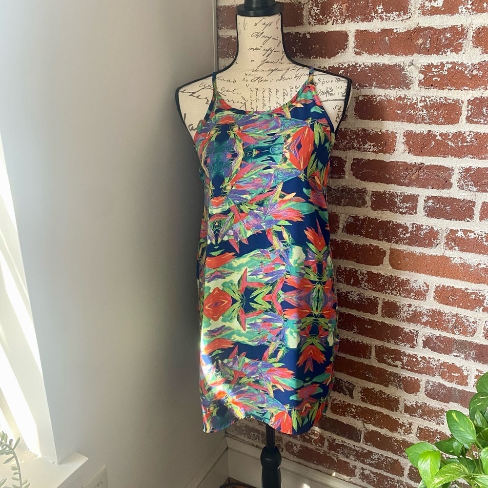 Cotton On Navy Floral Summer Dress